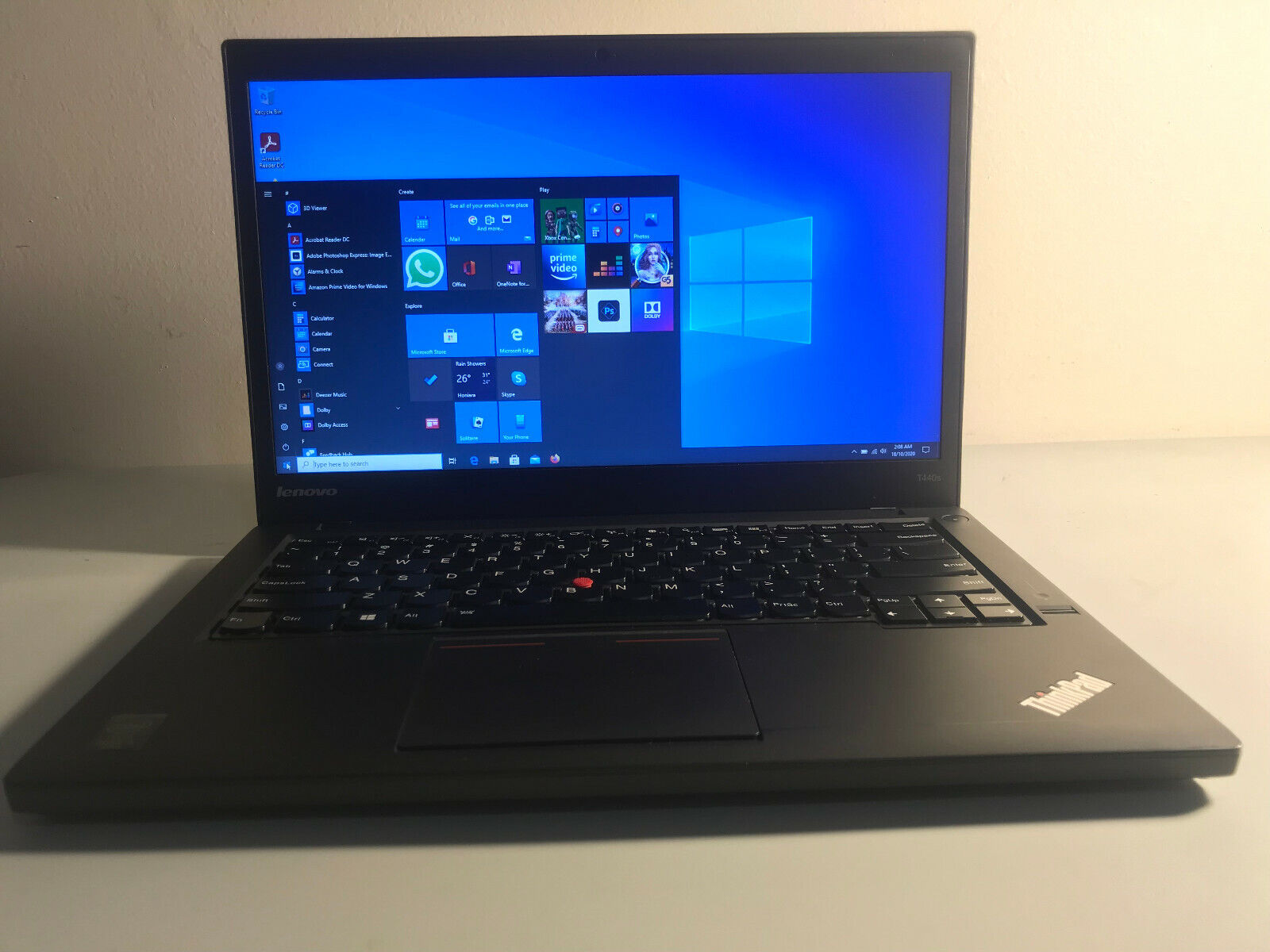 Excellent Lenovo ThinkPad Laptop T440s intel i5 250GB SDD, Windows10, ON SALE