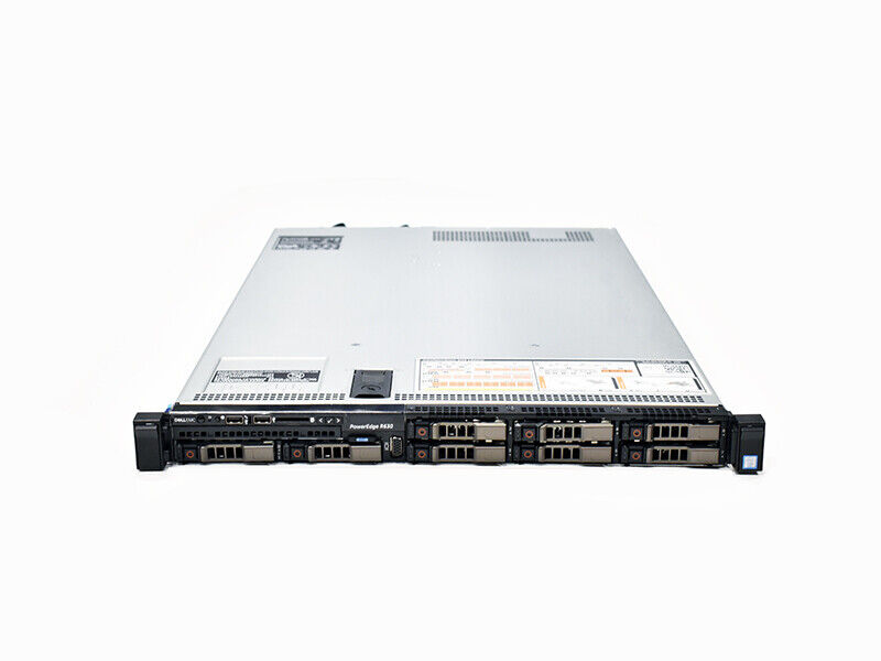 Dell R630 8SFF 1.8Ghz 20-Core 192GB H330 RAID 10GB RJ-45 NIC 2x750W PSU 8x Trays
