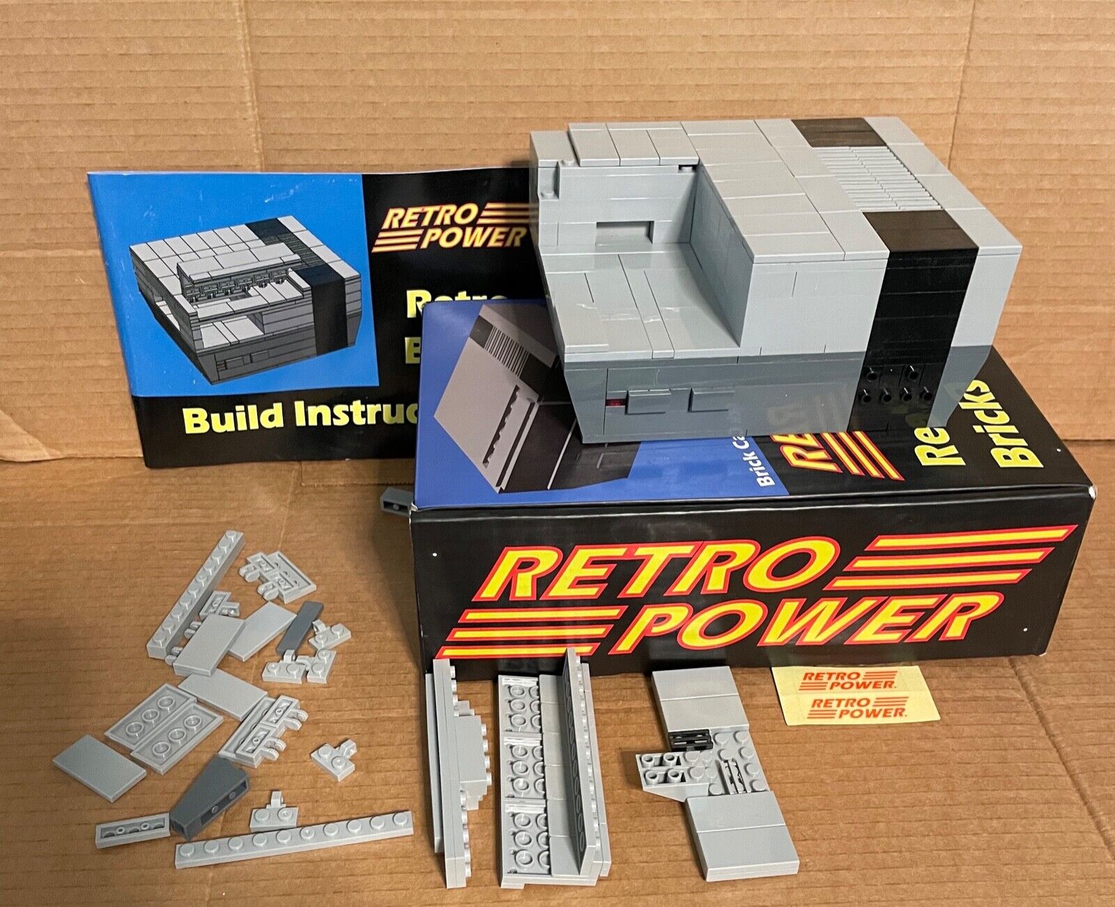 Retro Power Brick Case Nintendo NES video game console replica 