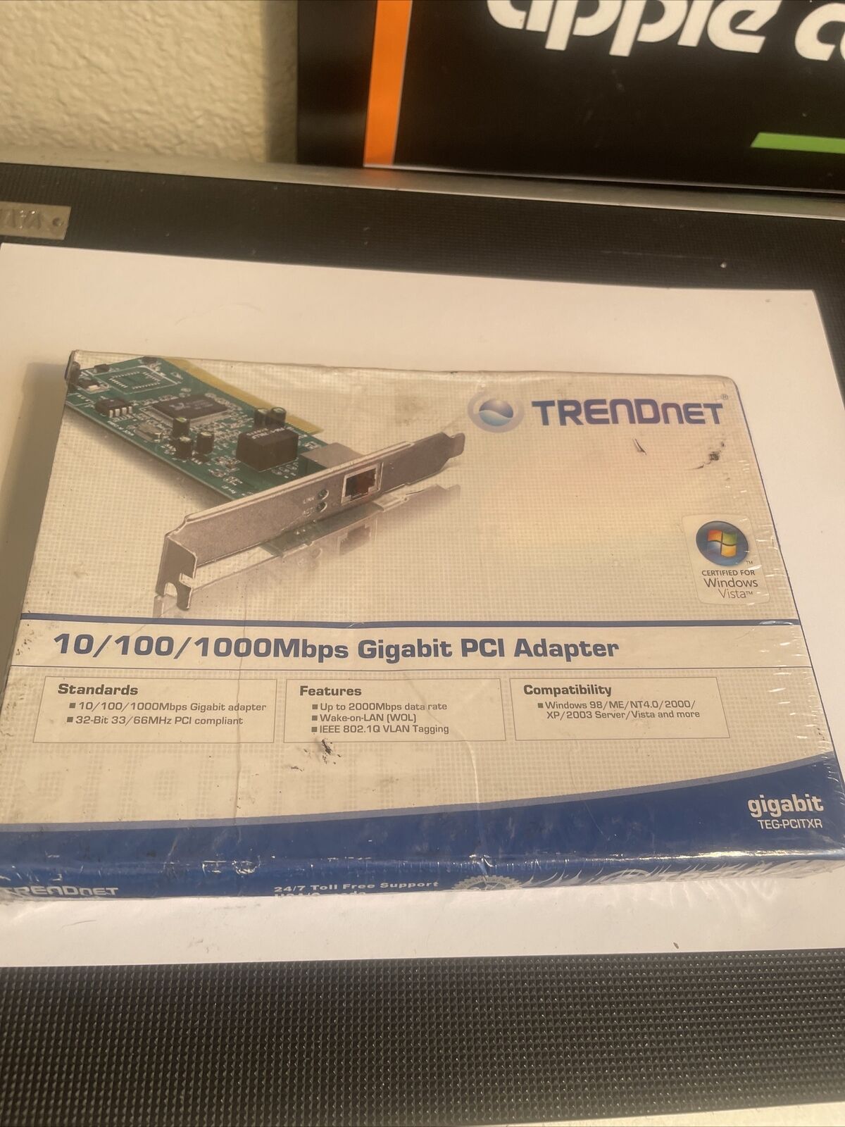 New TRENDnet TEG-PCITXR Gigabit PCI Adapter