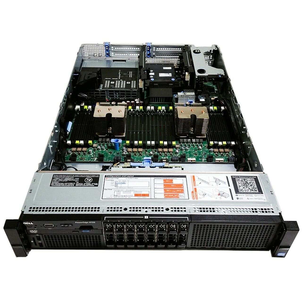 Dell PowerEdge R720 Server | 2x E5-2665 =16 Cores | 128GB  RAM | 2x 500GB SAS
