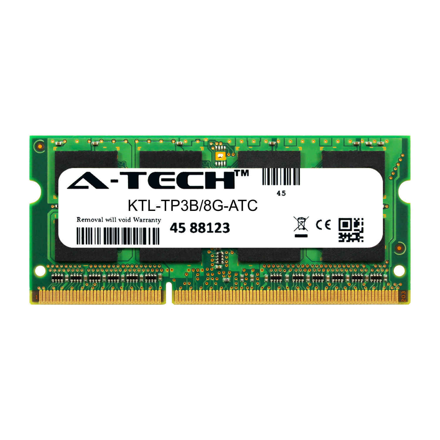 8GB DDR3 PC3-10600 1333MHz SODIMM (Kingston KTL-TP3B/8G Equivalent) Memory RAM
