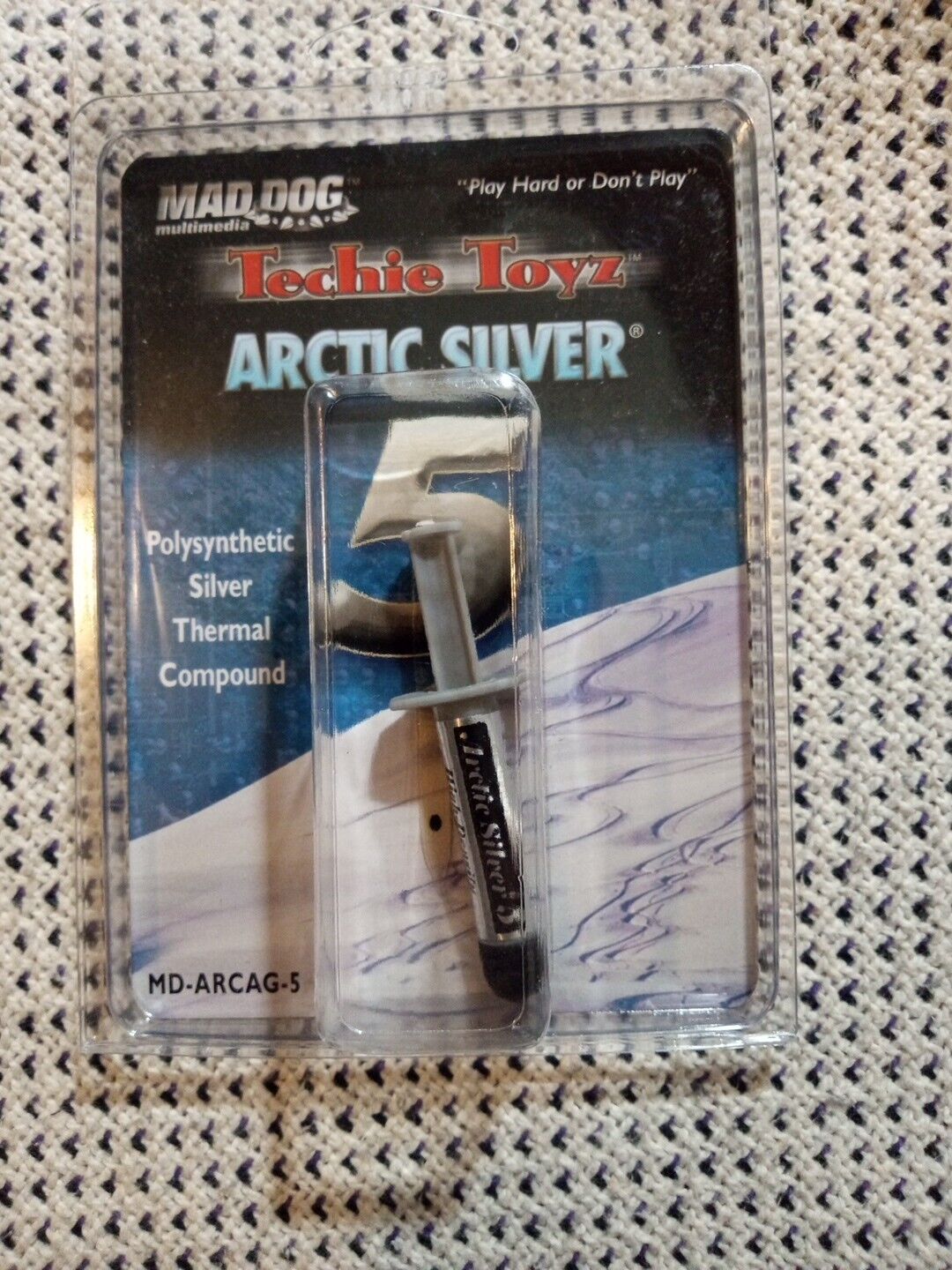 Mad Dog Techie Toyz Arctic Silver 5 3.5G Thermal Compound 3.5Grams Made in USA B