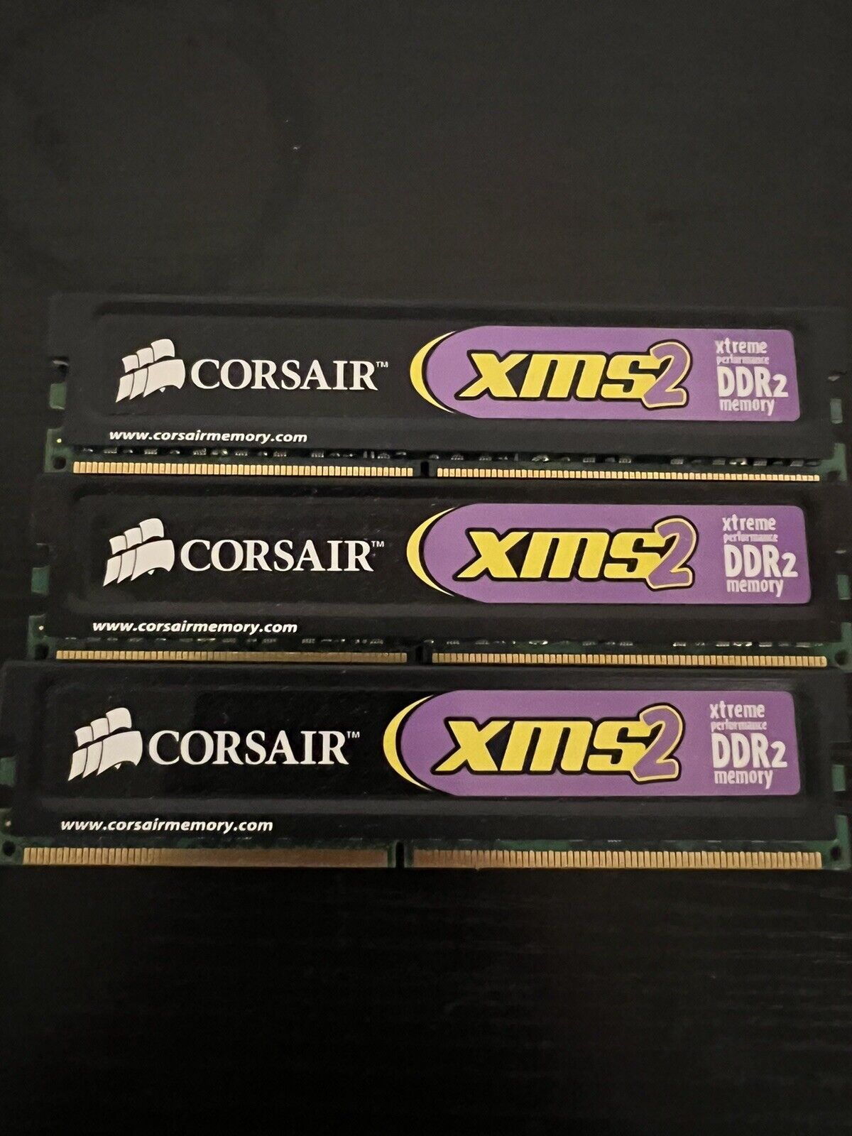 Corsair CM2X1024-6400 800MHz (4x1GB) DDR2 RAM CM2X1024-6400C4 Lot Of 3