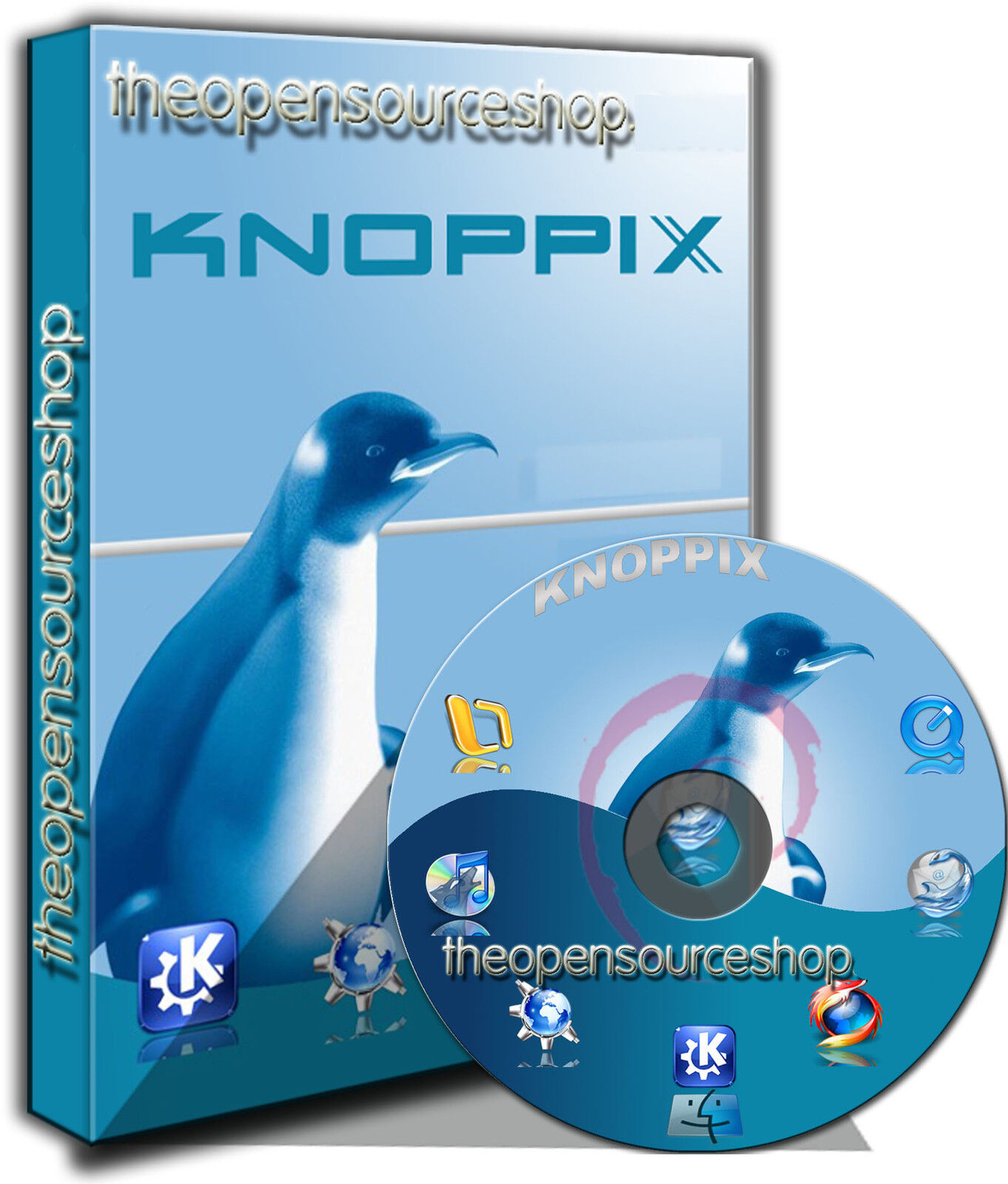 Knoppix 7.2.0 Live Linux Bootable Startup CD (Runs form CD) +Free Retro Linux CD