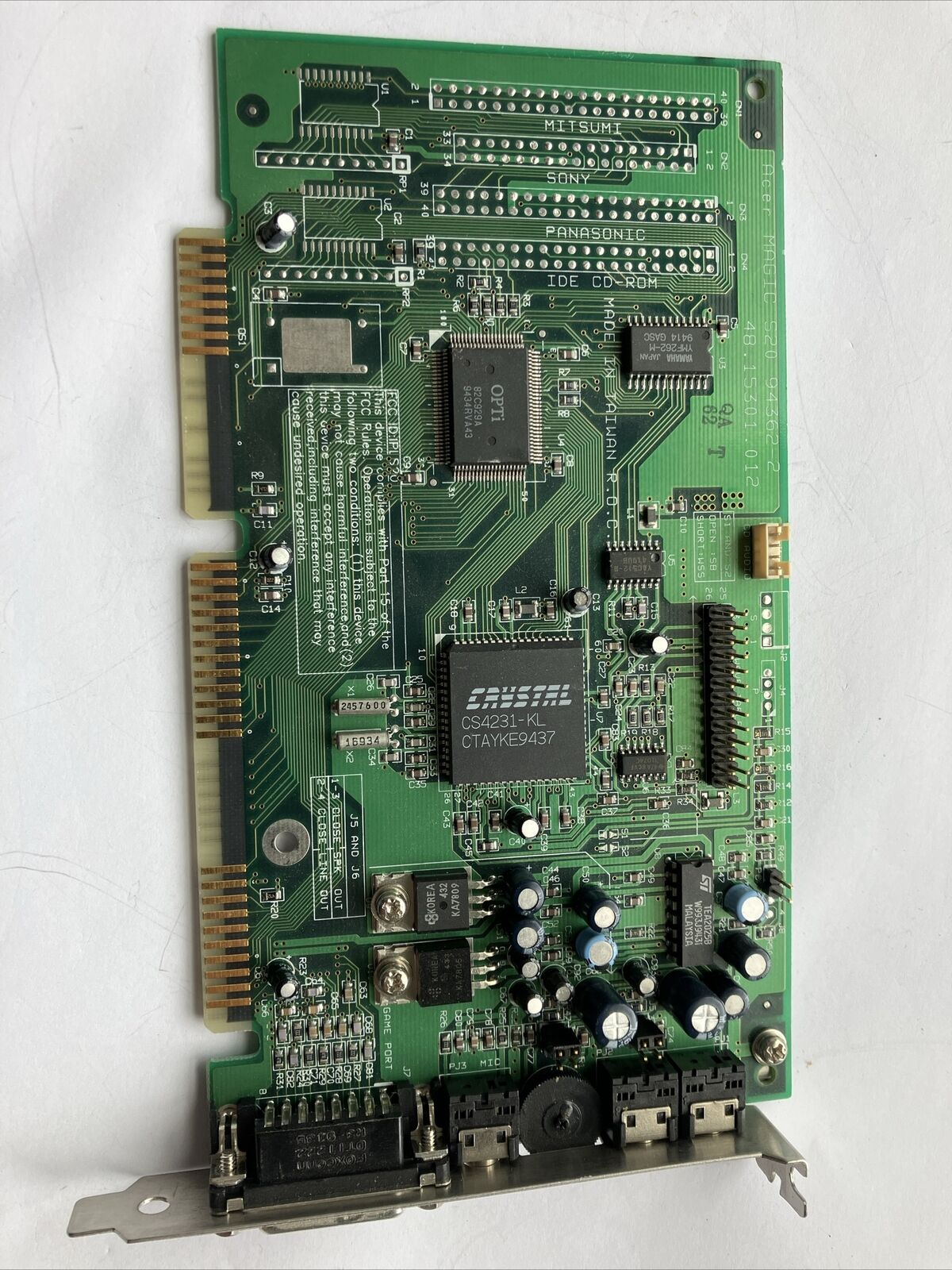 Acer Magic S20 94362–2 Vintage computer sound card