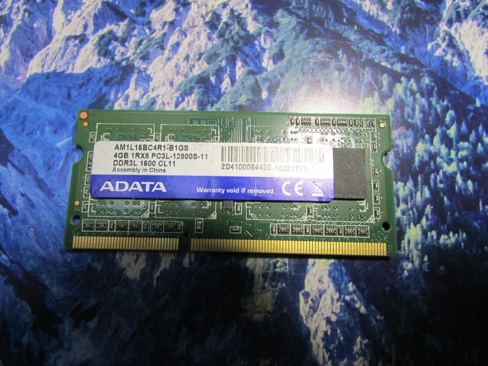 HP 15-p043cl ADATA 4Gb 1rx8 pc3l-12800s RAM SO-DIMM AM1L116BC4R1-B1GS - SINGLE