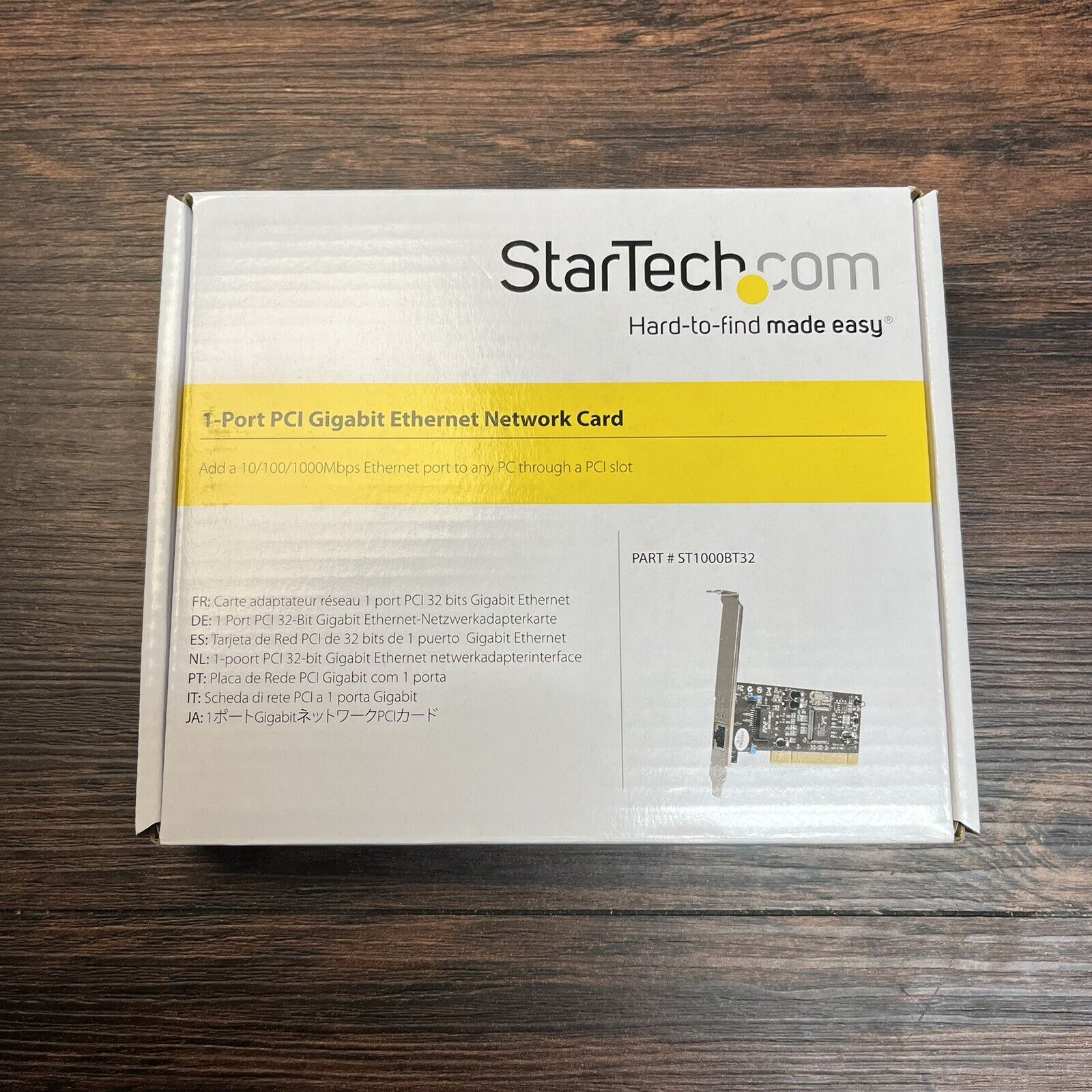 StarTech Gigabit PCI Network Card For Windows 98/ME/2K/XP Standard & Low Profile