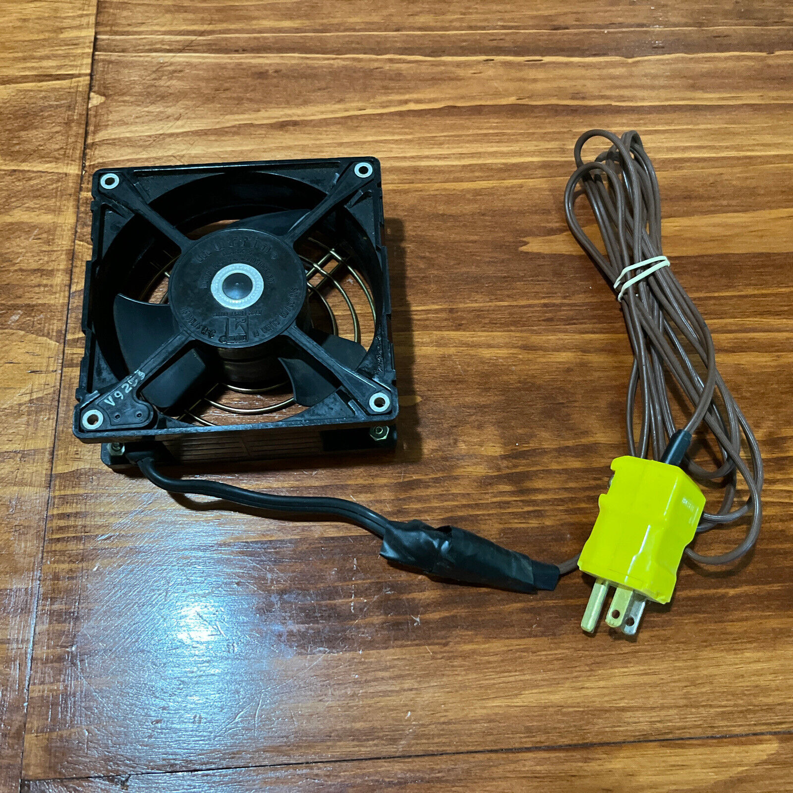 Vintage 115 Volt Muffin Fan with Modified Extension Cord
