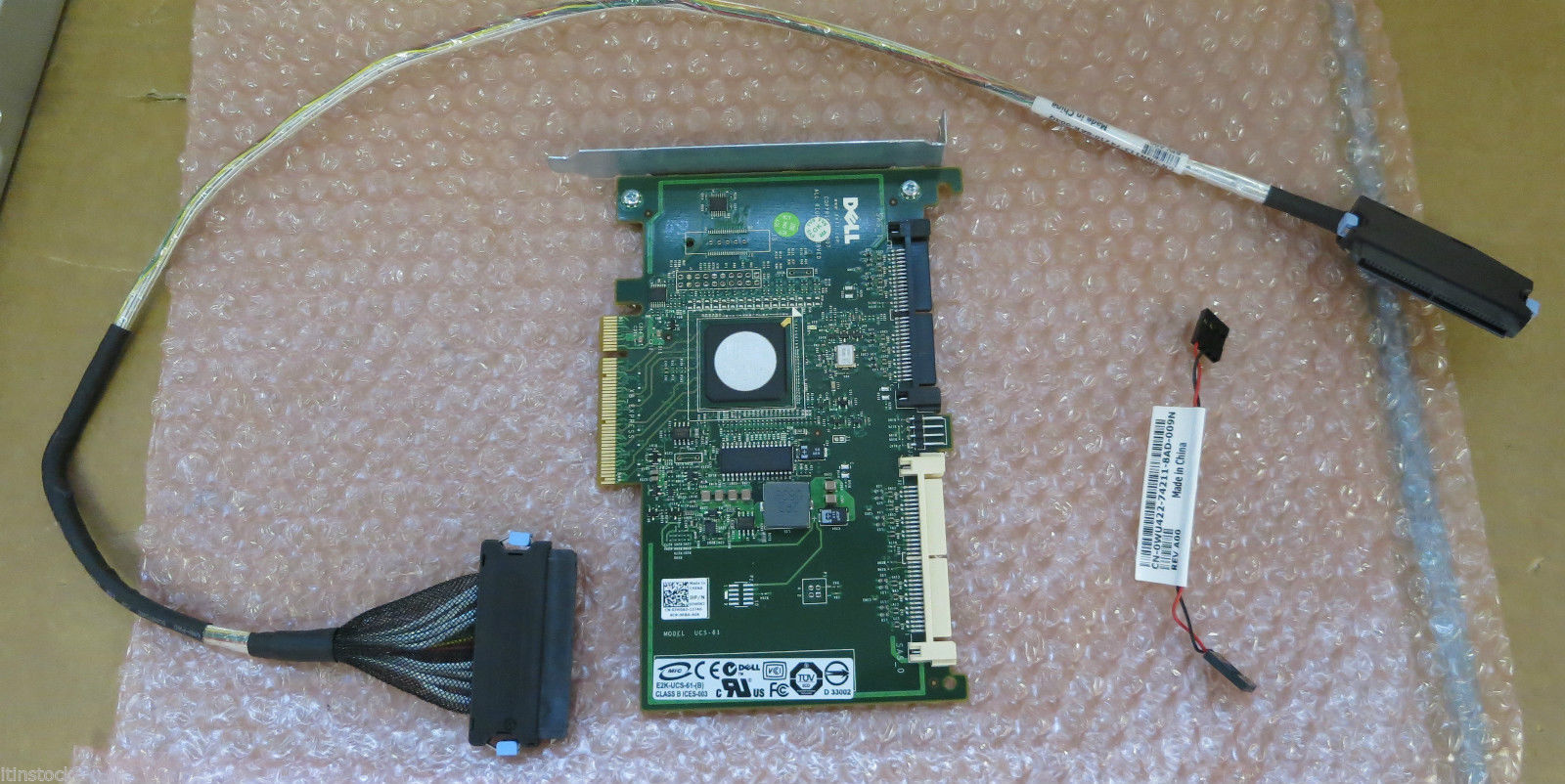 Dell PowerEdge R200 R300 SAS6/IR 6iR SATA Raid Controller Card JW063 RU422 NN113