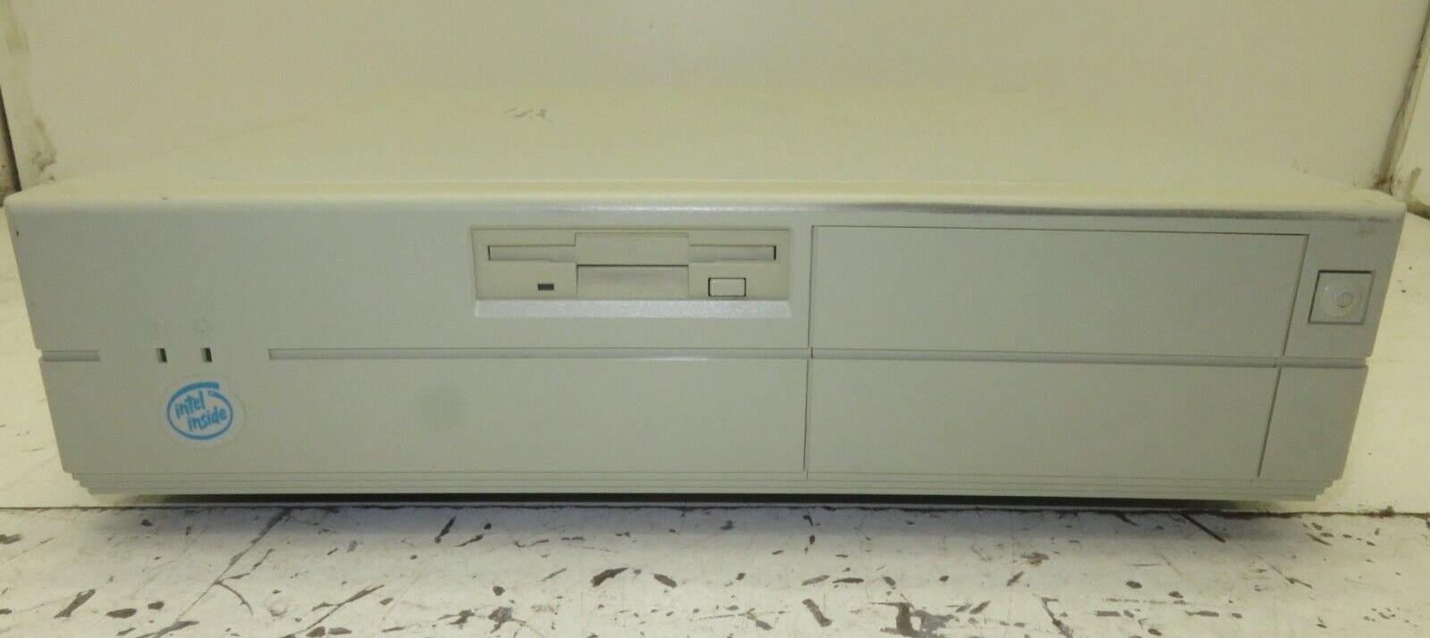 Vintage Desktop PC Case Beige Sleeper Case