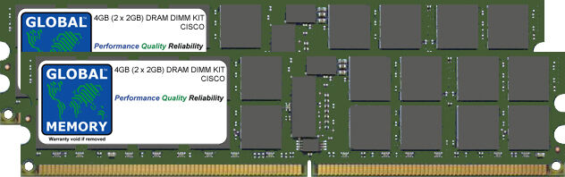 4GB 2x2GB DRAM KIT CISCO MCS 7828-I3/7845-I2 (MEM-7828-I3-4GB , MEM-7845-I2-4GB)