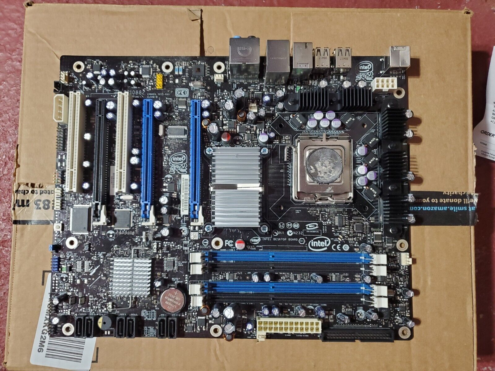 Intel CPU-DX48BT2 Desktop Motherboard 775 - SOLD AS-IS - PULLED & UNTESTED