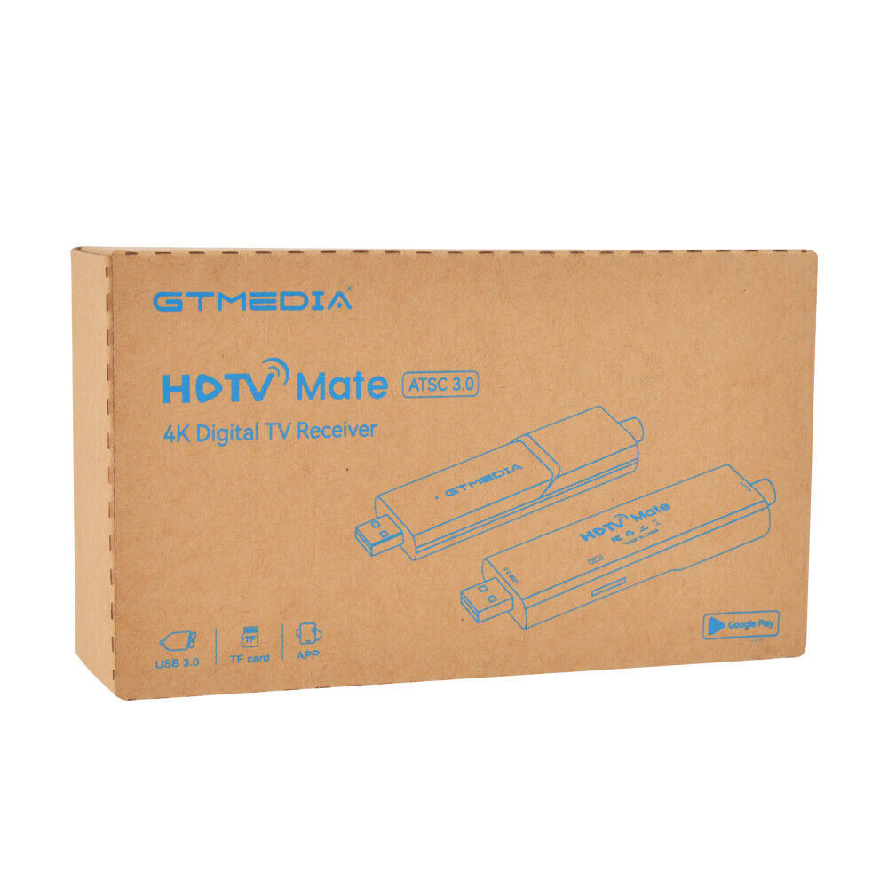 4K UHD TV Tuner ATSC 3.0/1.0 TF USB DVR PVR HDTV Digital TV Receiver Home Car US