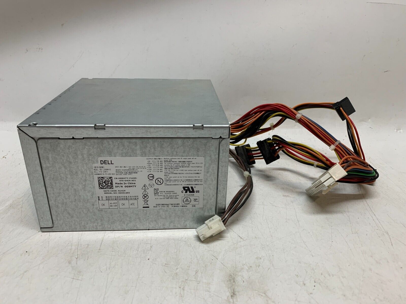 Dell Lite-On L300NM-01 PS-6301-06D1 300W Power Supply ATX G9MTY