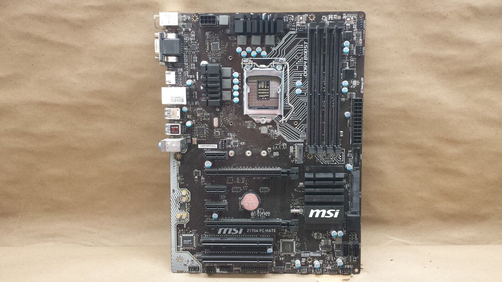 MSI Z170A PC MATE LGA1151 MOTHERBOARD + LATEST BIOS (MB93)