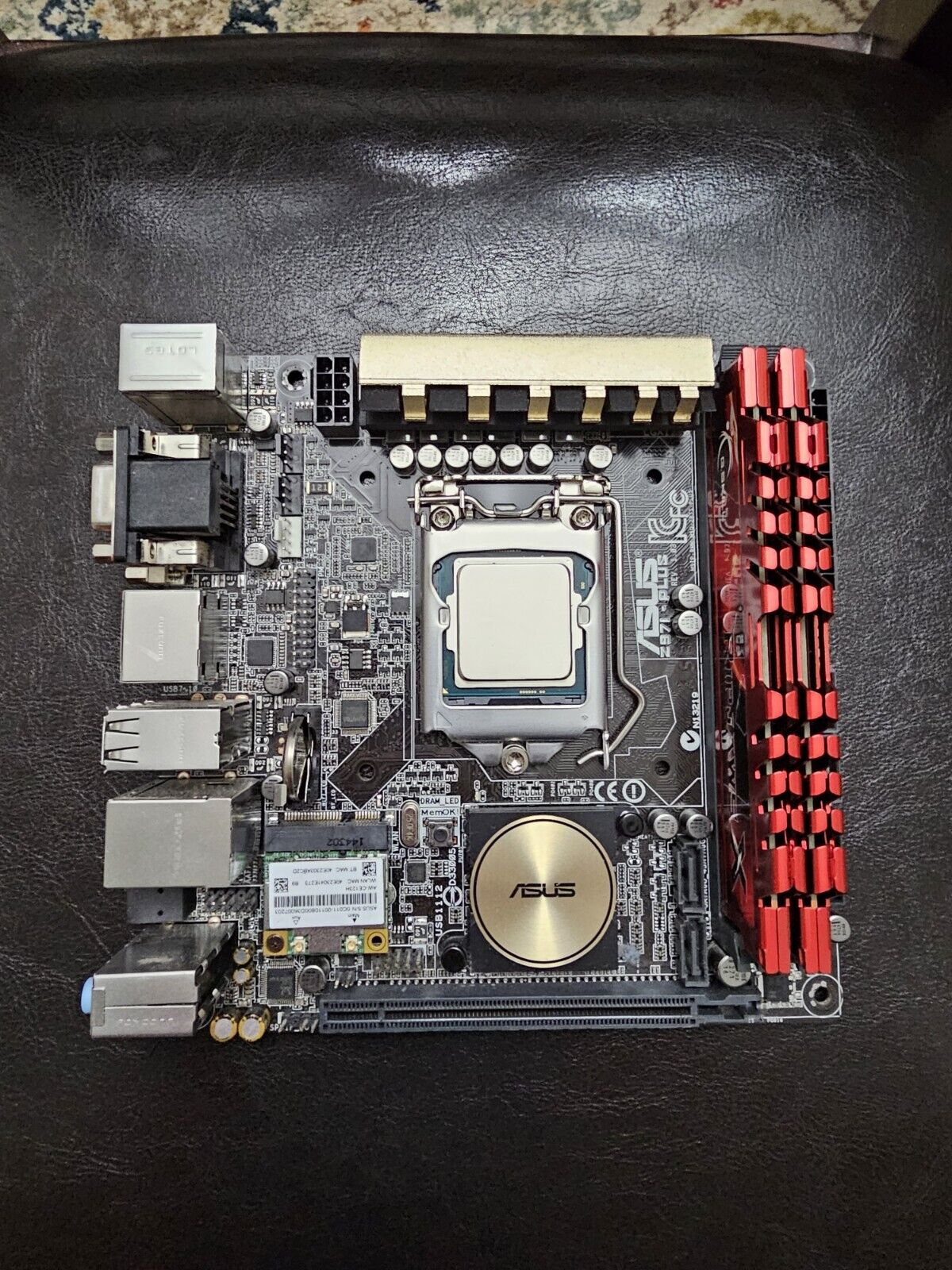 Intel core i5 4460 plus ASUS Z97I-PLUS Mini Itx Gaming Motherboard with 8GB DDR3