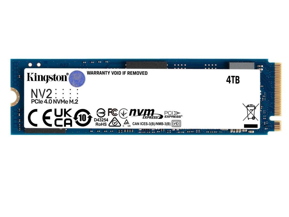 Kingston-New-SNV2S-4000G _ 4000G NV2 M.2 2280 PCIE 4.0 NVME SSD
