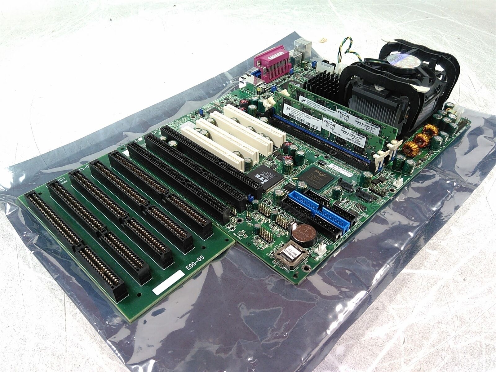 Defective SuperMicro P4SCA Motherboard Intel Pentium 4 3.0GHz 512MB AS-IS Repair