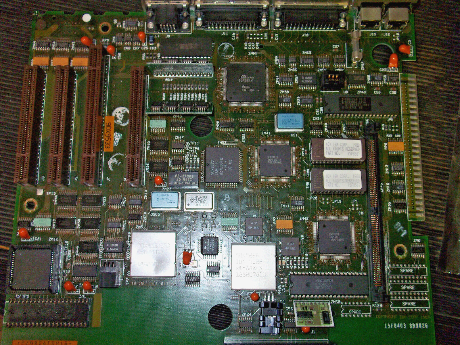 MOTHERBOARD LARGE VINTAGE IBM 15F8403 286 System Board LAST ONE