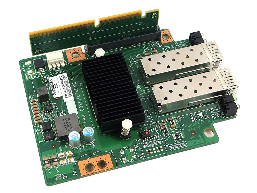 QUANTA STRATOS S400-X44E 10GBPS PCIE 2X SFP+ MEZZANINE CARD W/ BOARD 35S2EMA0000