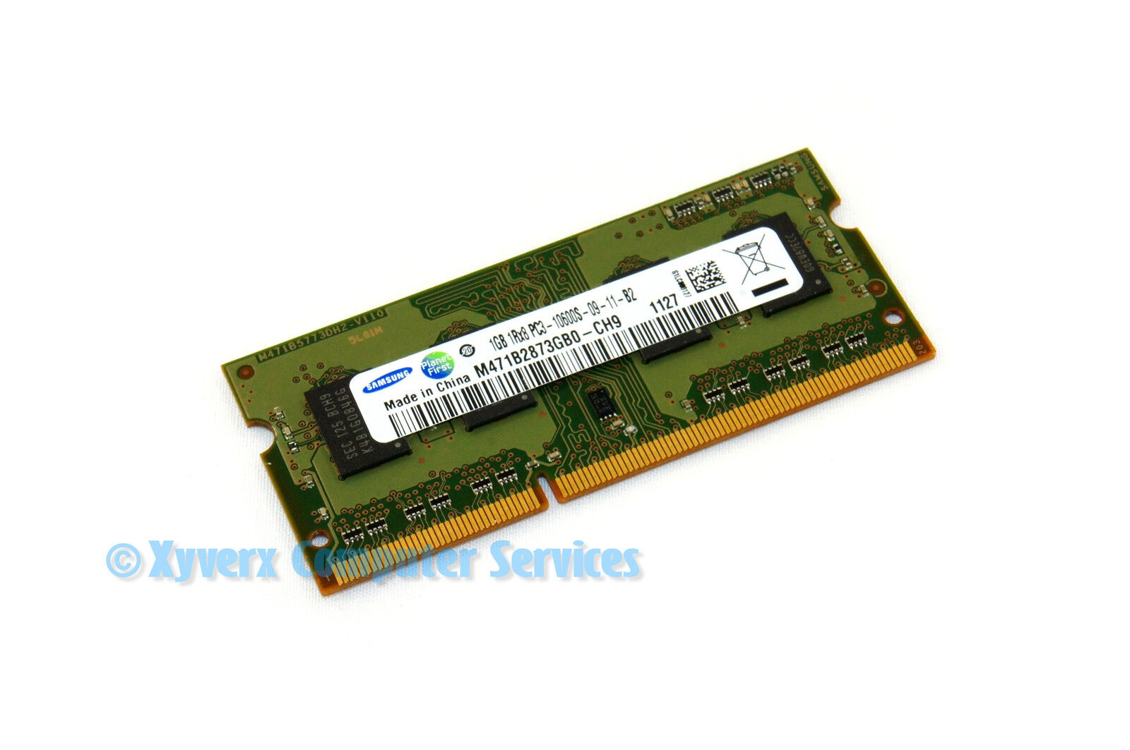 M471B2873GB0-CH9 GENUINE OEM SAMSUNG LAPTOP MEMORY 1GB DDR3 PC3-10600 (CA65)