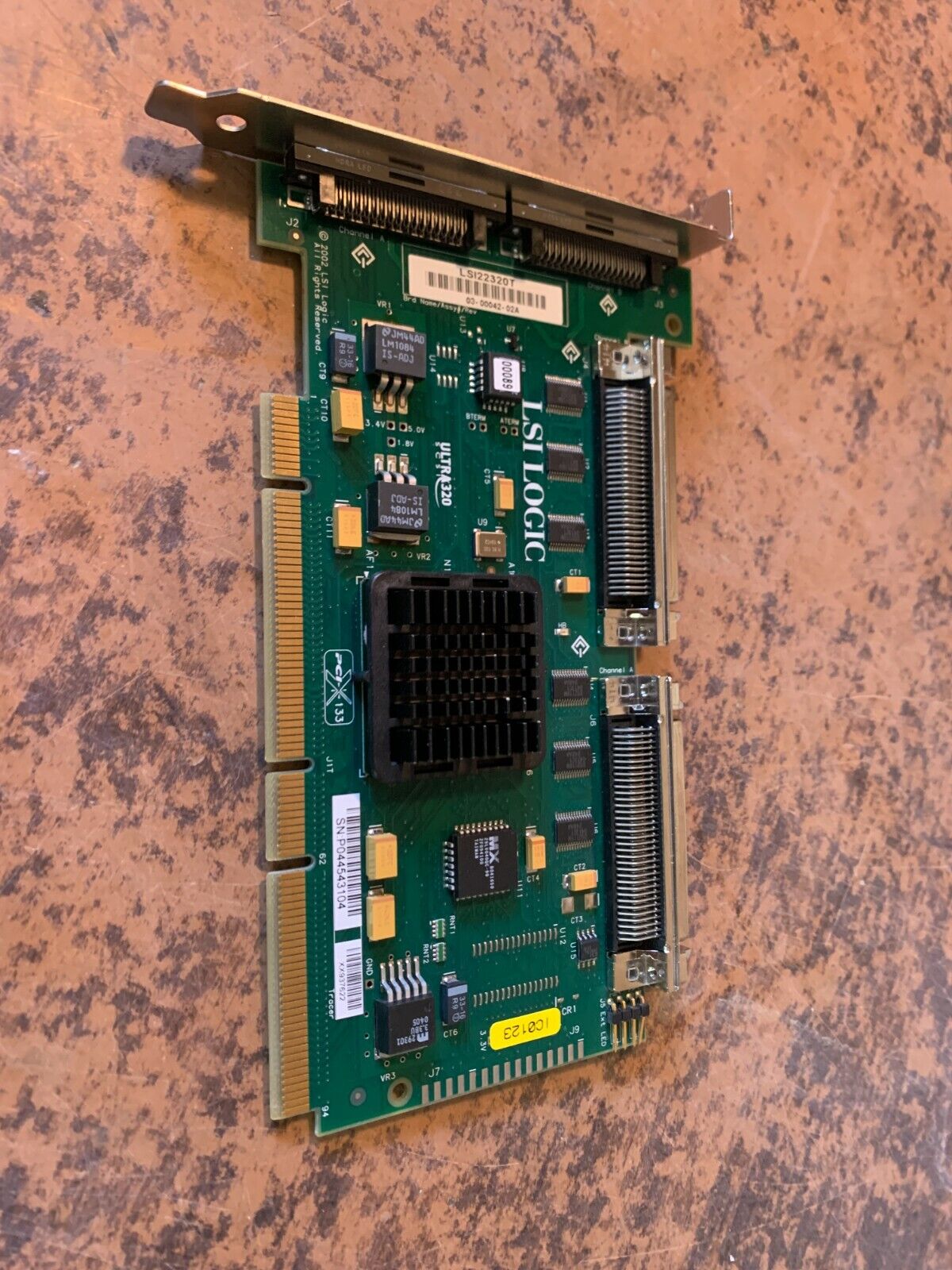 LSI Logic Dual Ultra320 SCSI Target Host Bus Adapter LSI22320T