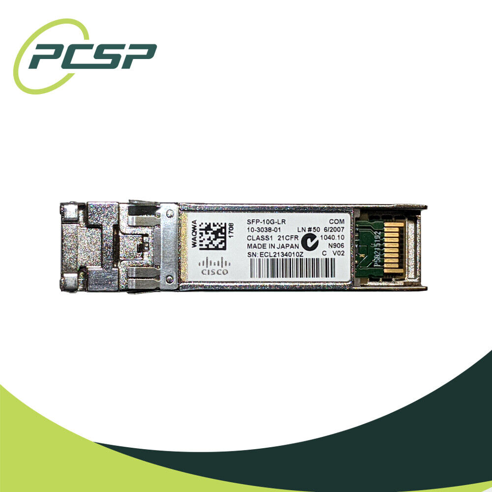Cisco SFP-10G-LR SFP+ Transceiver Module 10-3038-01 JAPAN TAA