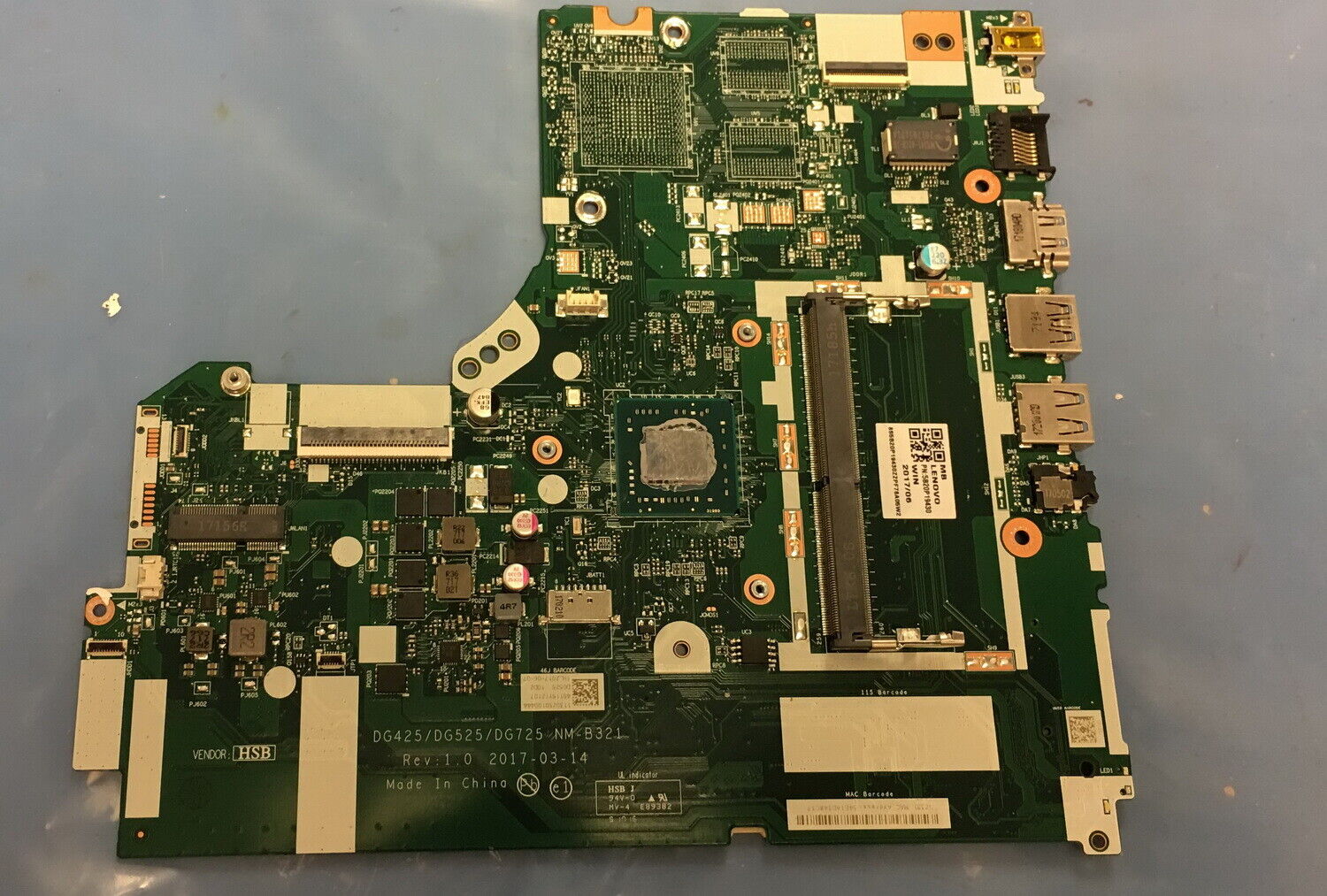 Lenovo IdeaPad 320-15AST AMD A9-9420 3.0Ghz Motherboard 5B20P19430 NM-B321