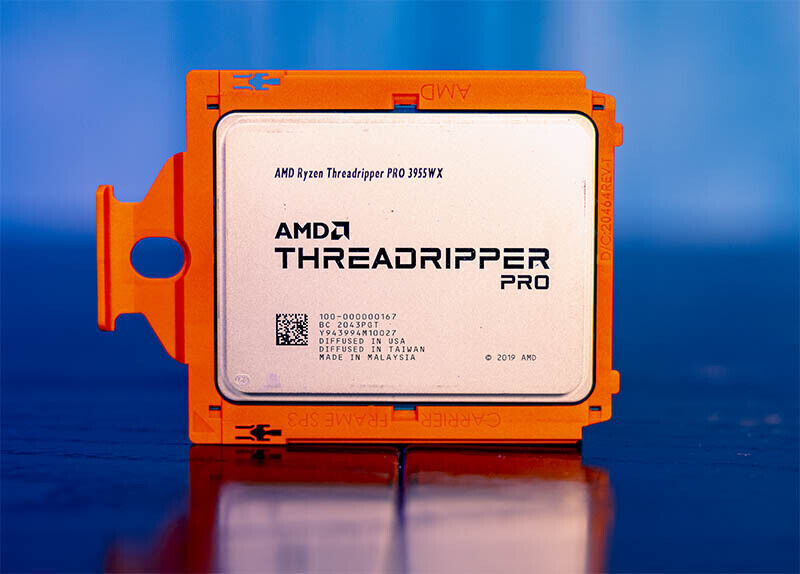 AMD Ryzen Threadripper Pro 3955WX CPU Processor 3.9Ghz 16 Core Interface SWRX8