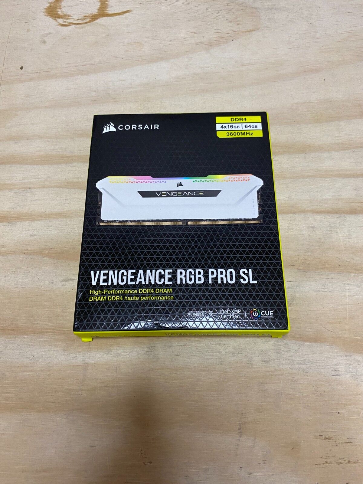 CORSAIR Vengeance RGB Pro SL 64GB (4 x 16GB) 288-Pin PC RAM DDR4 3600 PC4 28800