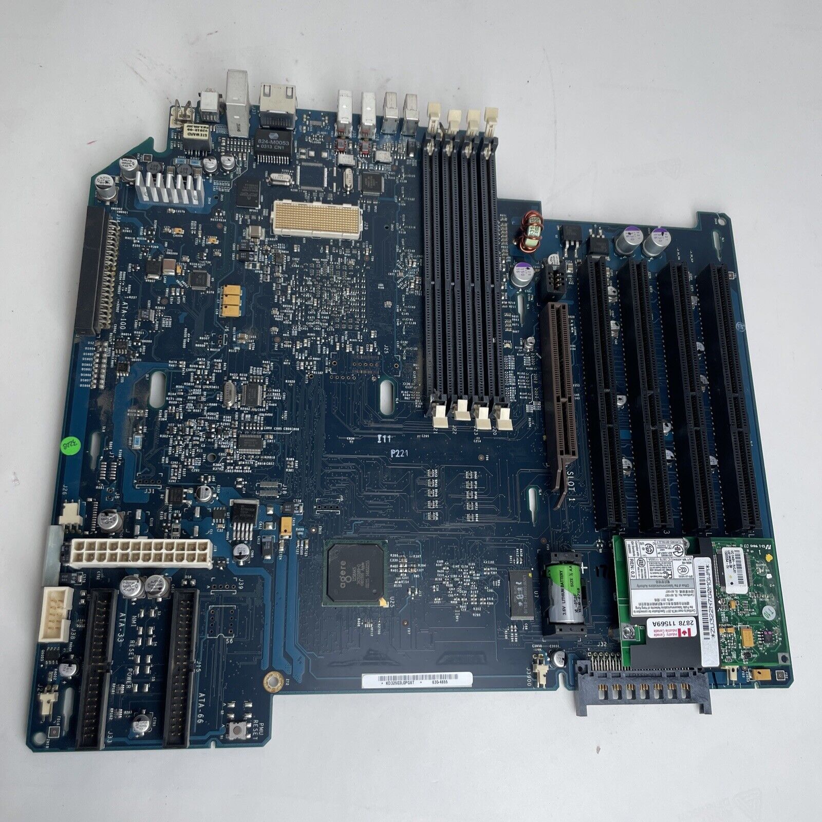 Apple PowerMac MDD G4 - 630-4655 logic board motherboard 1.25GHz CPU - TESTED