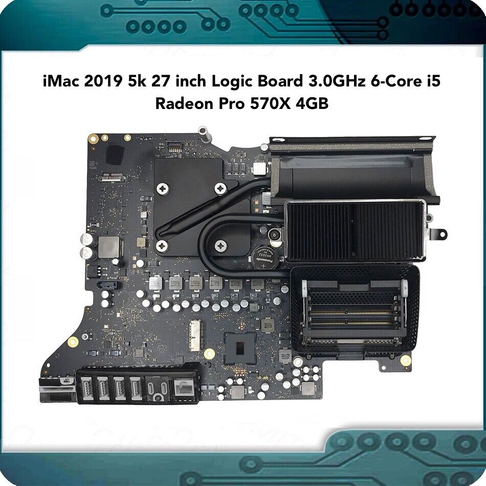 iMac 2019 5k 27 inch Logic Board 3.0GHz 6-Core i5 Radeon Pro 570X 4GB