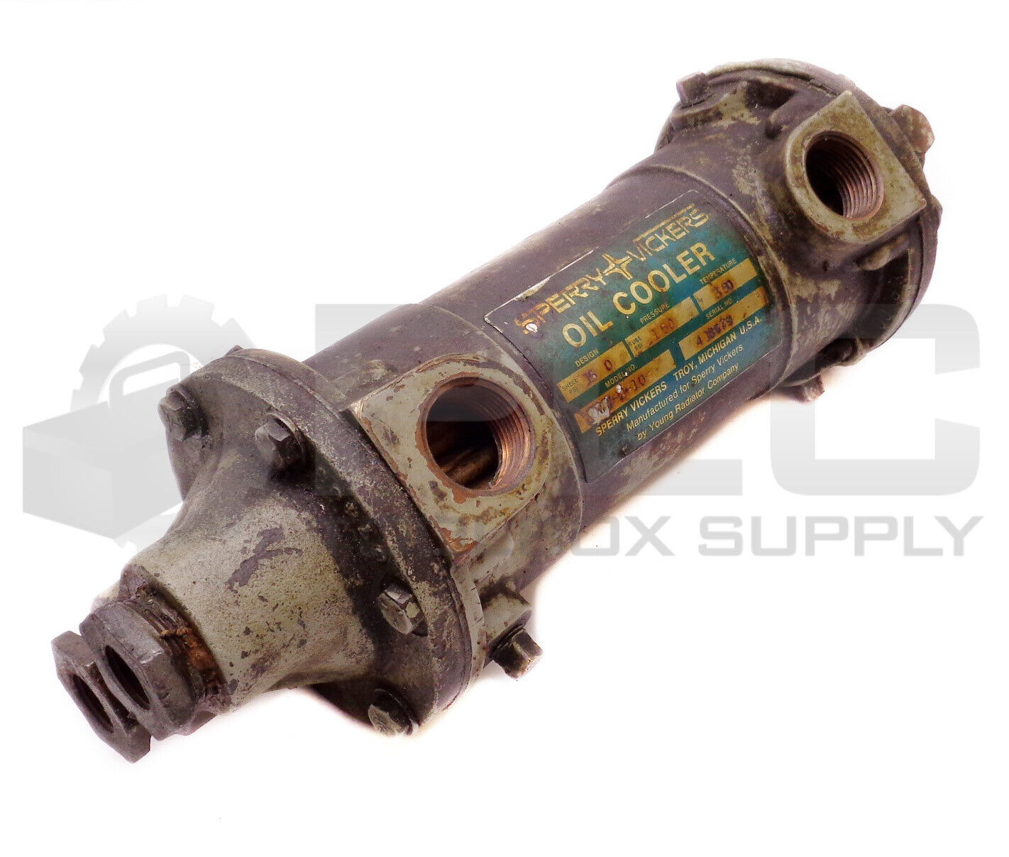 VICKERS 0WW-2-10 OIL COOLER 150PSI 350°