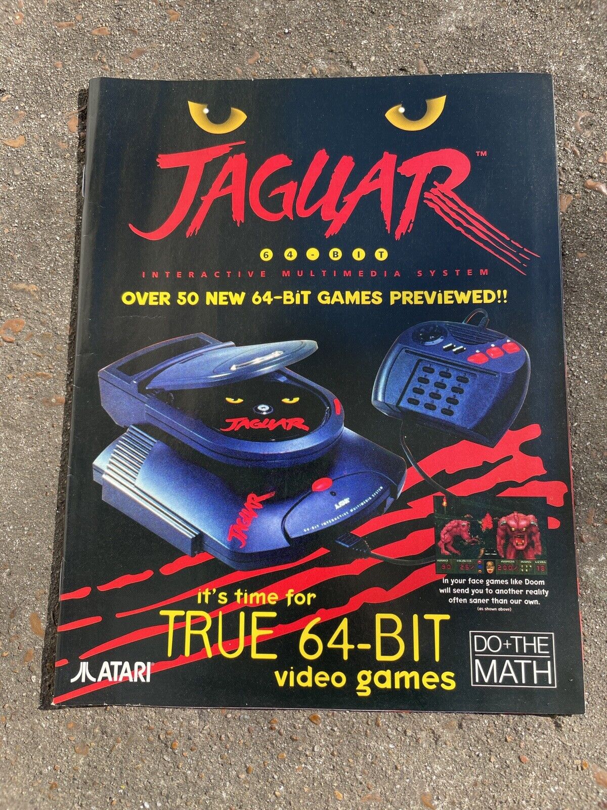 CATALOG/BROCHURE Atari Jaguar NEW Original
