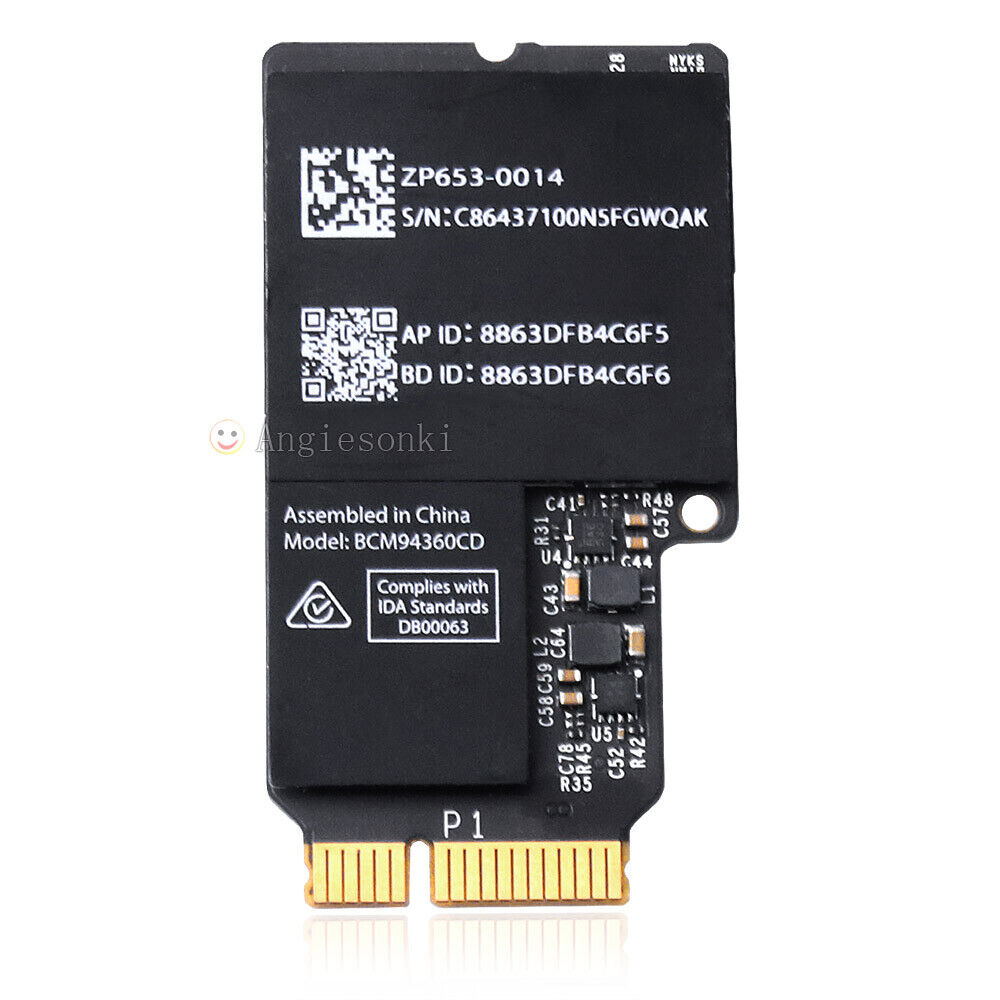 Broadcom BCM94360CD 802.11ac WiFi card+Bluetooth 4.0 for Apple 27\