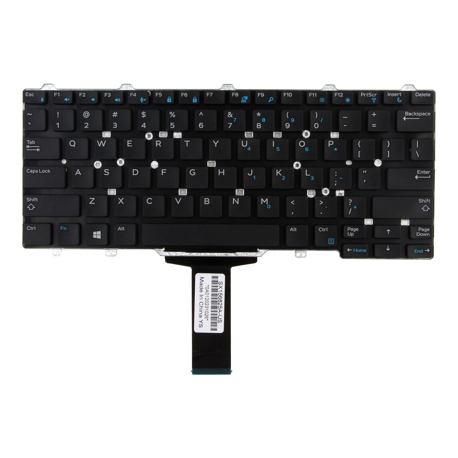 US Keyboard Fits Dell Latitude E5250 E5450 E5470 E5480 E7250 E7270 E7450 0D19TR