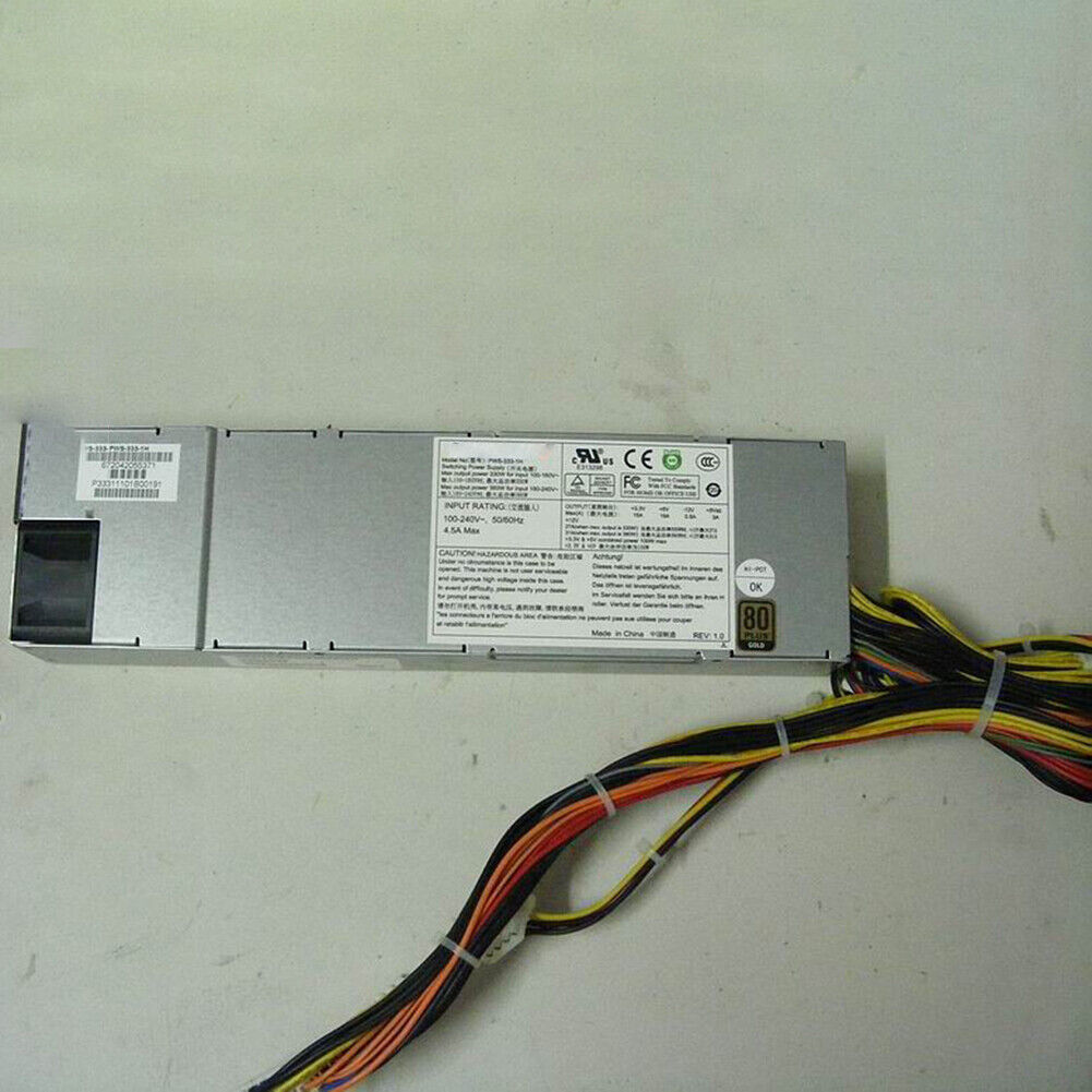 For Supermicro PWS-333-1H 330W 80plus 1U Professional Power Supply for Firewall