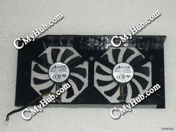 HIS 7850 R7 260X R9 270 iPower IceQ X2 APISTEK GA81B2U PFTA Card Cooling Fan