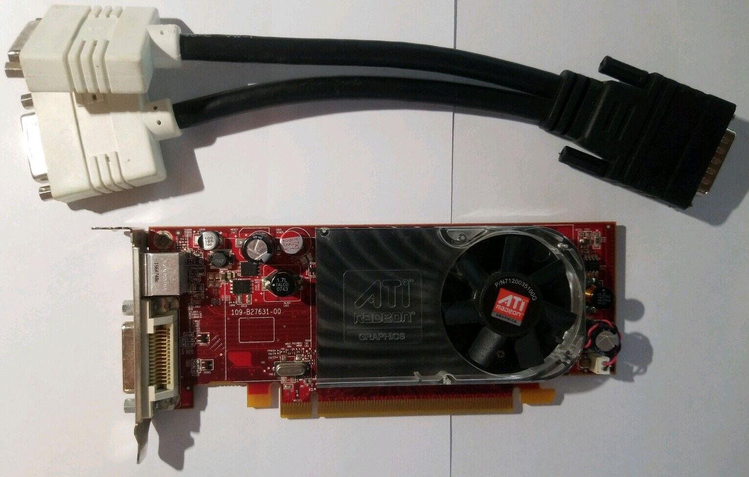 AMD ATI Radeon B276 HD2400xt PCI-E & Dual Monitor DVI or VGA Adapter