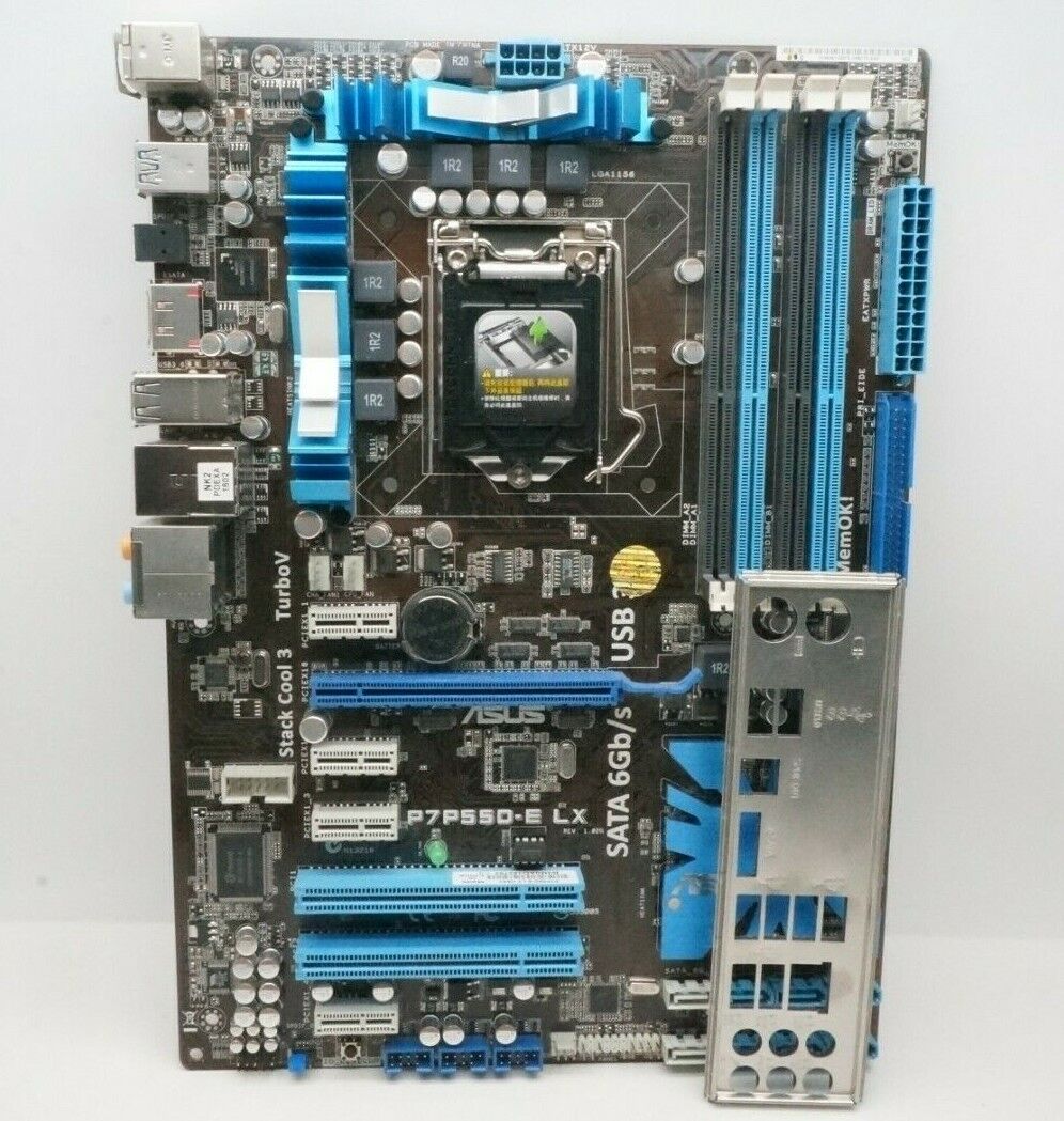ASUS P7P55D-E LX Intel P55 DDR3 SATA III  ATX Intel LGA 1156 Motherboard