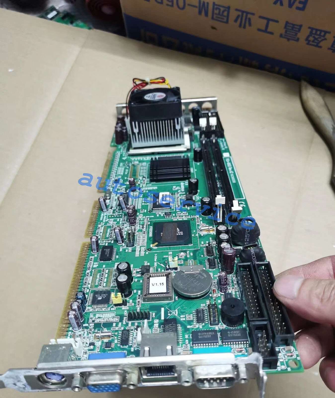 Used & tested Advantech PCA-6003 Rev A2 PCA-6003VE Motherboard By Fedex or DHL