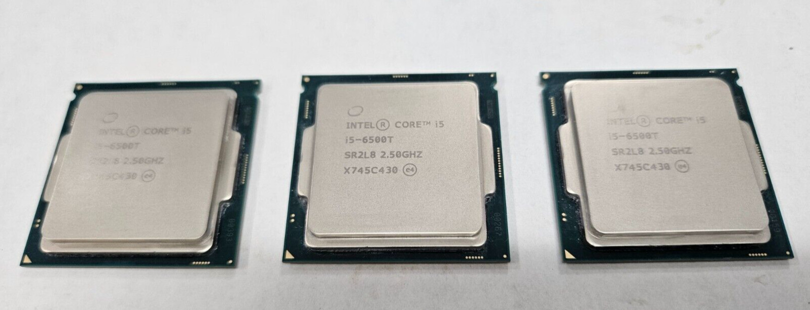 (LOT of 3) Intel Core i5-6500T 2.50GHz SR2L8 6MB L3 Cache Socket CPU Processor