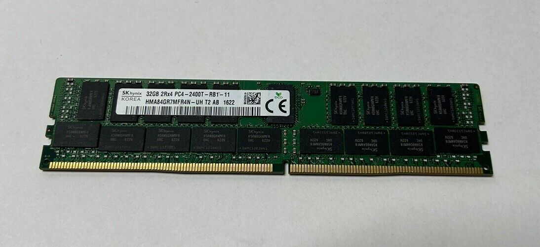 SK Hynix HMA84GR7MFR4N-UH 32GB 2Rx4 PC4-2400T ECC Registered Server Memory