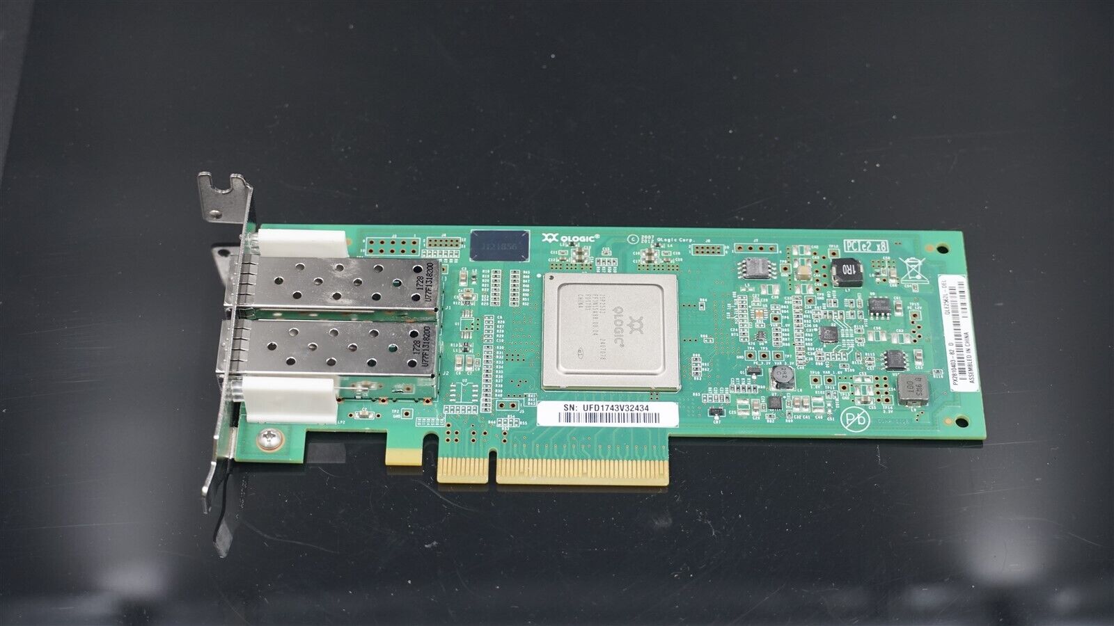DELL 0RW9KF RW9KF QLE2562L-DEL DUAL PORT 8GB FIBRE CHANNEL PCI-E HBA ADAPTER