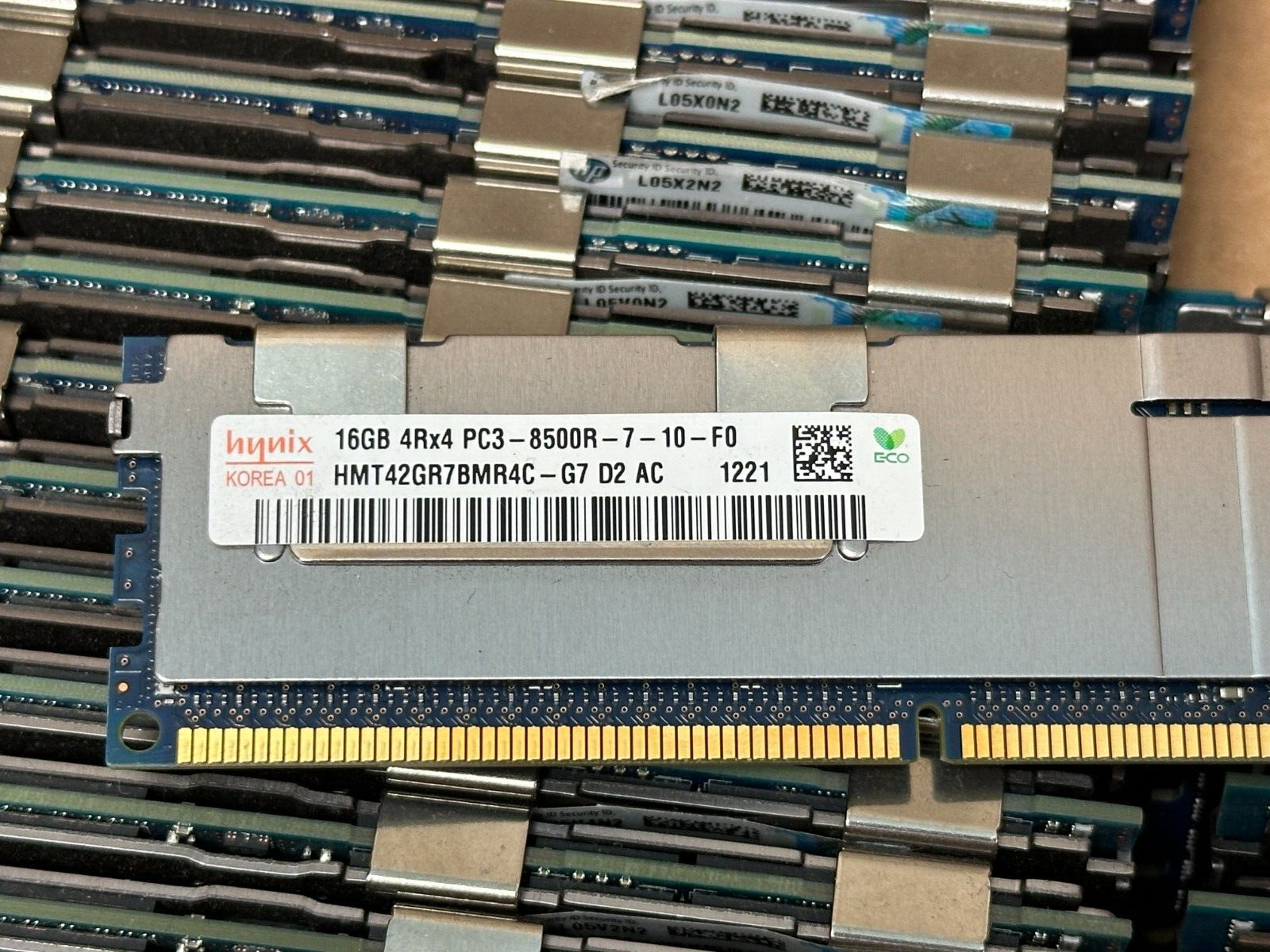 LOT OF 48x HYNIX 16GB 4RX4 PC3-8500R-7-10-F0 DDR3 MEMORY #04