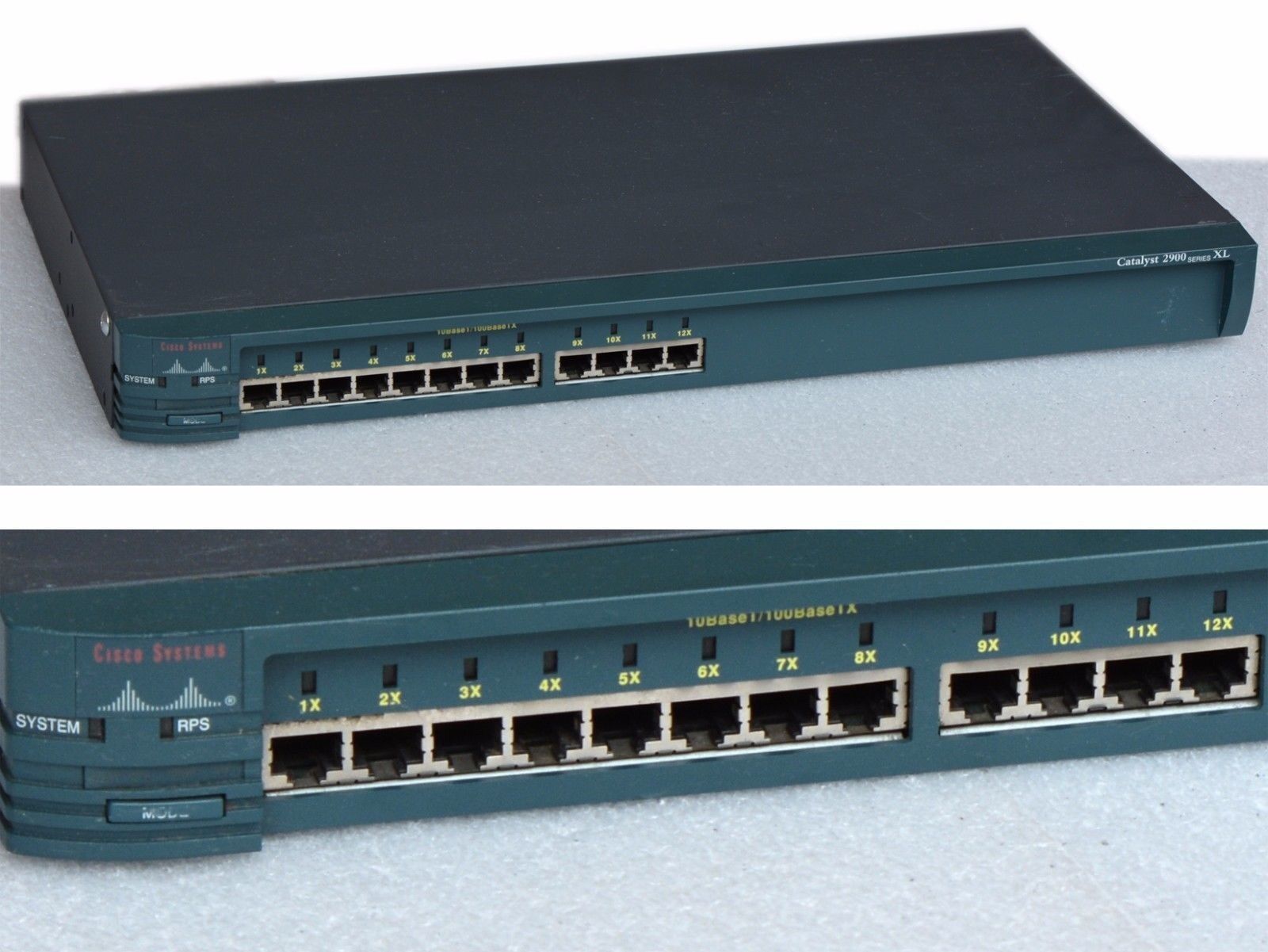 Cisco Switch Catalyst 2900 WS-C2912-XL-EN 12x Port 10/100 Network Switch Vl #B83