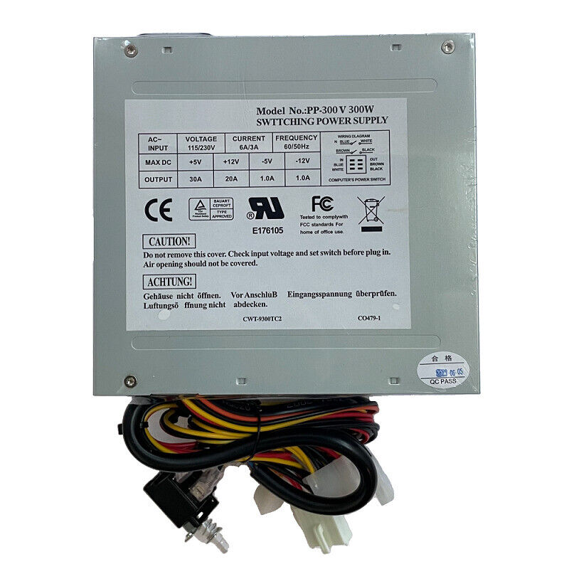 300W Power Supply for ANTEC Old-style Industrial Computer AT 140*150*86mm