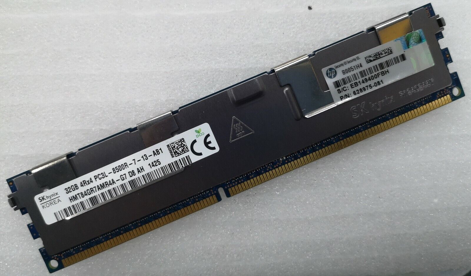 SK hynix hyundai 32GB Server RAM DDR3 1066MHz 4Rx4 PC3L-8500R HMT84GR7AMR4A-G7