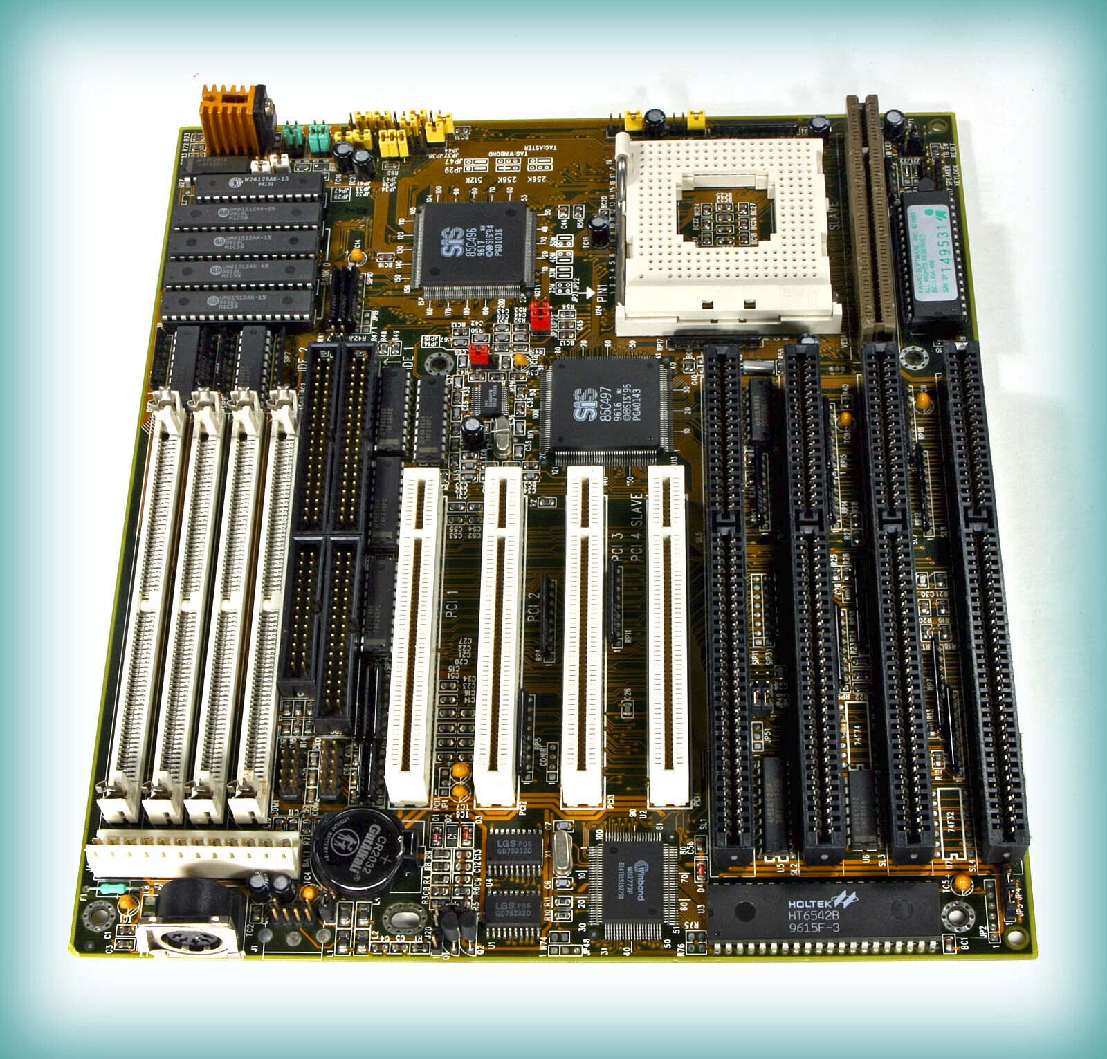 Vintage Soyo 4SAW2 AT Motherboard 486 DX4 ISA/VLB/PCI,PS2— EVEN BETTER THAN NEW